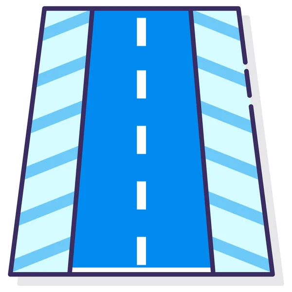 Icono Carretera Navegación — Vector de stock