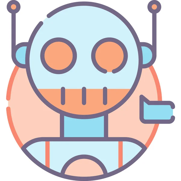 Ikona Technologii Robota Bota — Wektor stockowy