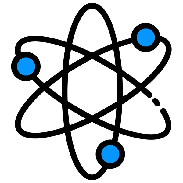原子学習モバイルアイコン 学校学習カテゴリ — ストックベクタ