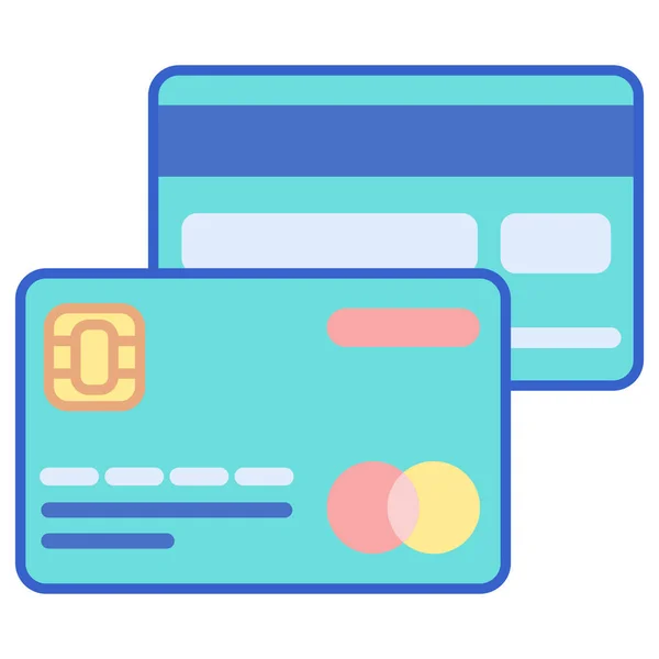 Εικονίδιο Χρέωσης Πιστωτικής Κάρτας — Διανυσματικό Αρχείο