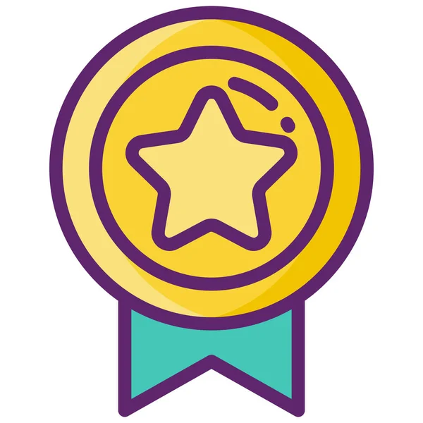 Ikona Odměn Medaile — Stockový vektor