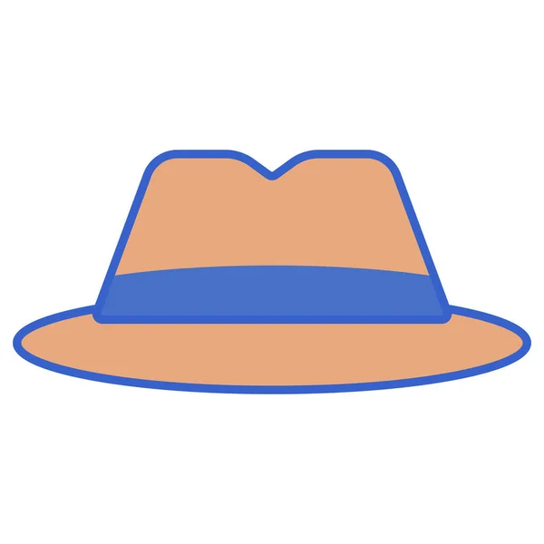 Cap Hat Noir Icon — Stock Vector