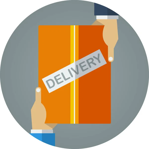 Buy Deliver Delivery Icon Flat Style — Stock Vector