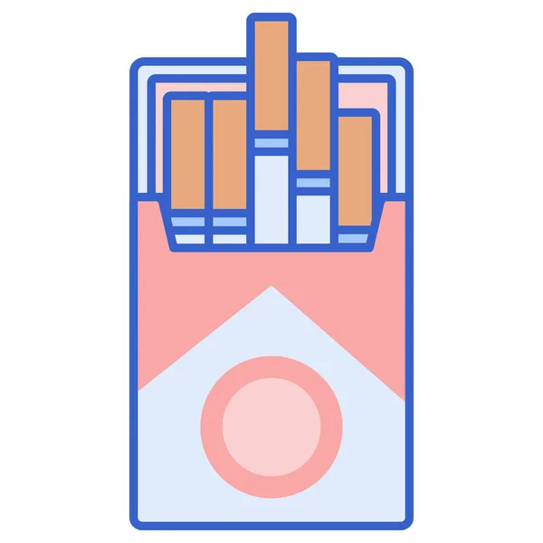 Cigaretta Dohányzás Ikon — Stock Vector