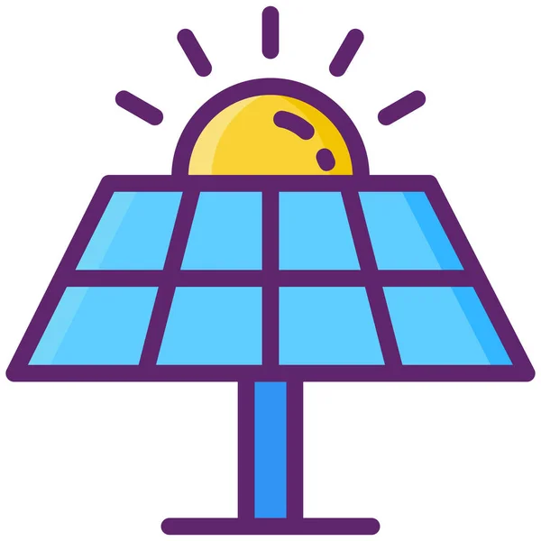 Ikona Energii Słonecznej — Wektor stockowy