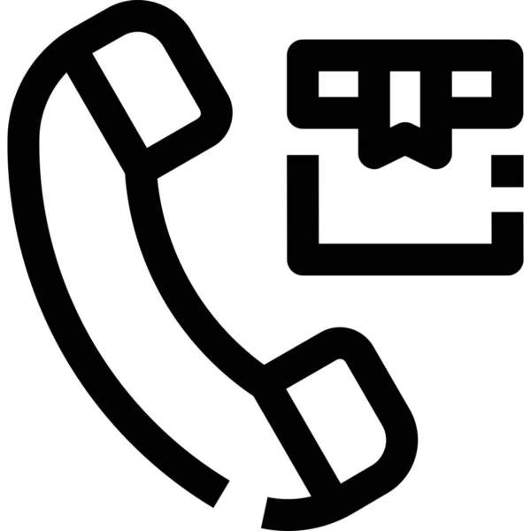 Logistics Helpdesk Call Phone Icon — Stock Vector