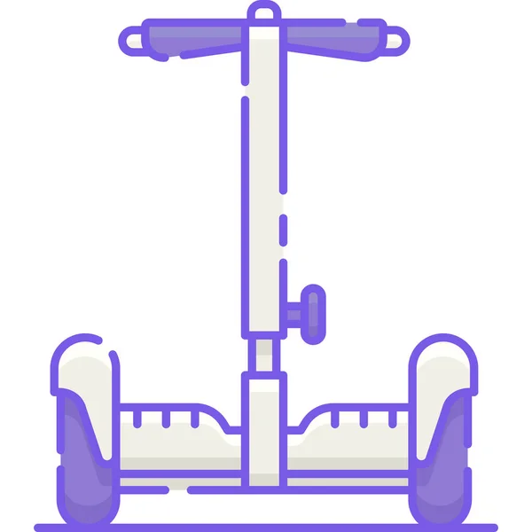 Segway Trasporto Icona Urbana — Vettoriale Stock