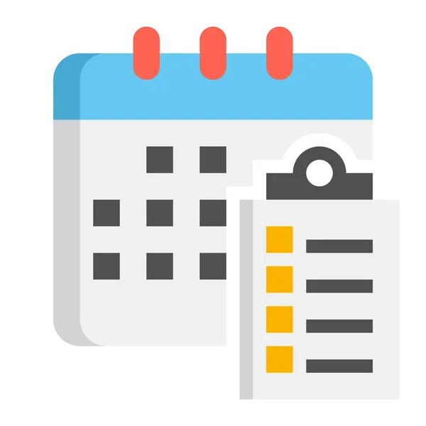 Calendario Fecha Evento Icono — Vector de stock