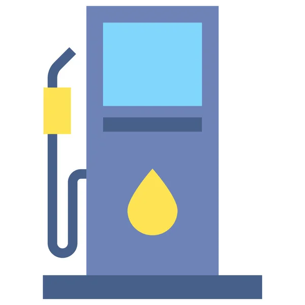 Brandstof Gas Benzine Pictogram — Stockvector