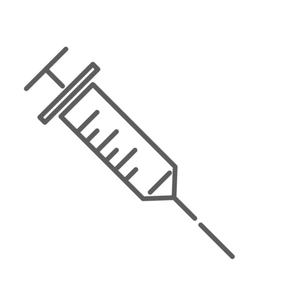 Blood Test Doctor Medical Icon Outline Style — Stockový vektor