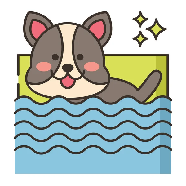 animal dog hydrotherapy icon in family-home category