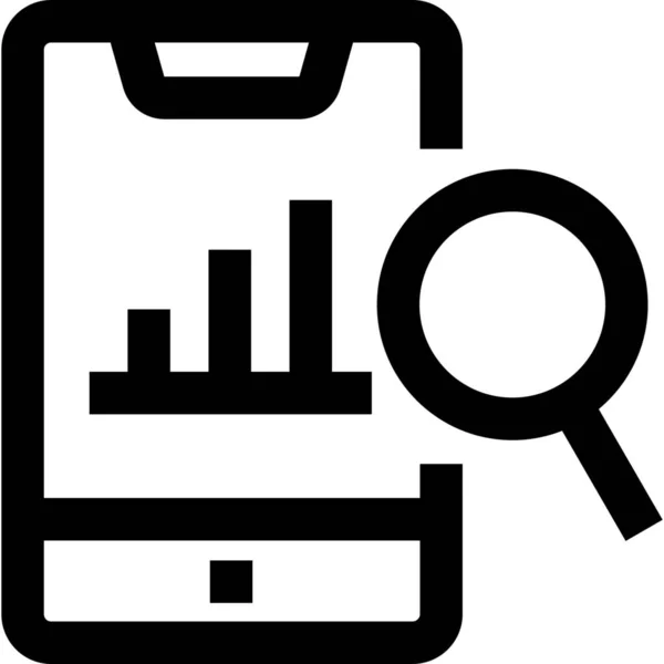 Balkendiagramm Symbol — Stockvektor