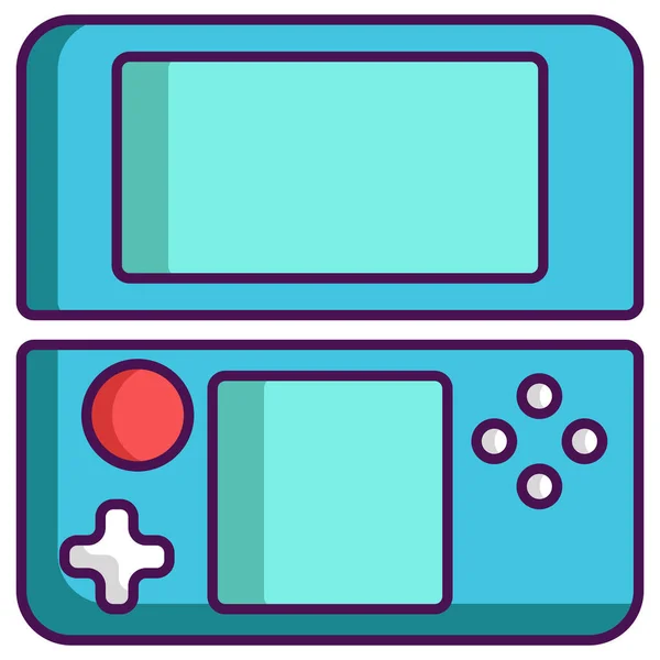 Console Handheld Technology Icon — Stock Vector