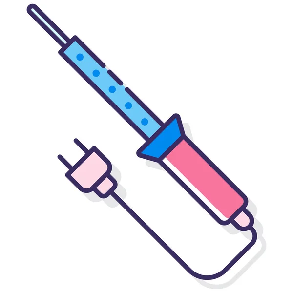 Icono Herramientas Soldadura Hierro — Archivo Imágenes Vectoriales