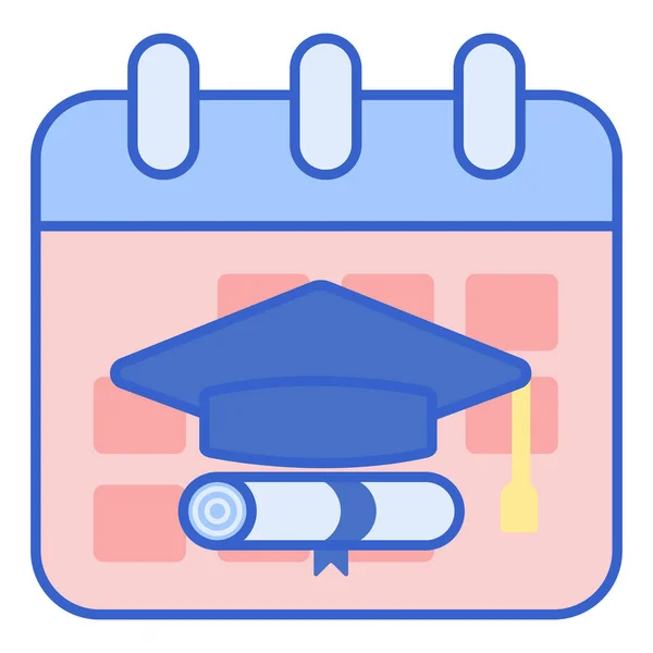 Calendar Education Event Icon — Stock Vector