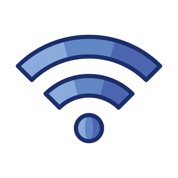 Icona Internet Wifi Wireless — Vettoriale Stock