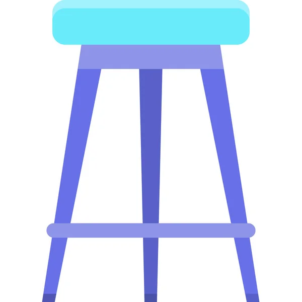 Chair Stool Family Home Icon Family Home Category — Διανυσματικό Αρχείο