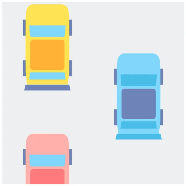 Pictogram Automotive Auto Konvooi — Stockvector