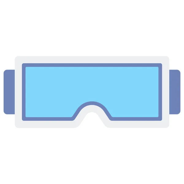 Gafas Esquí Icono Gafas Categoría Invierno — Vector de stock