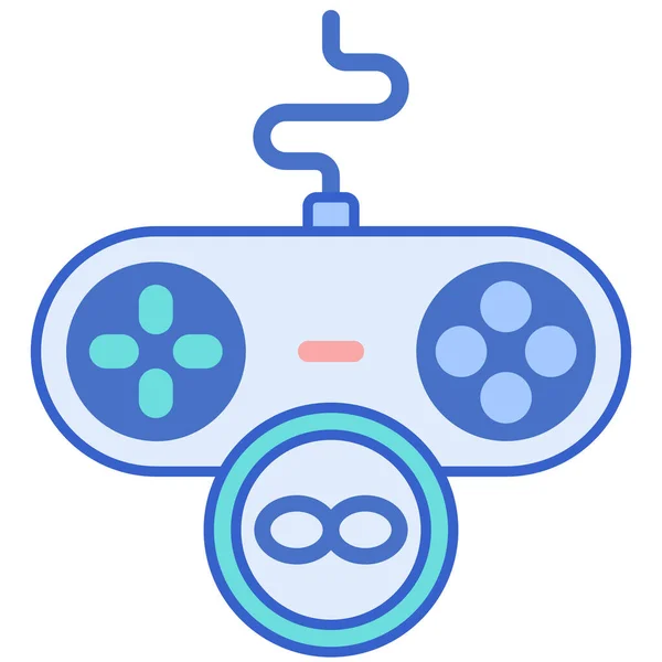 Gamepad Speelprijs Pictogram — Stockvector