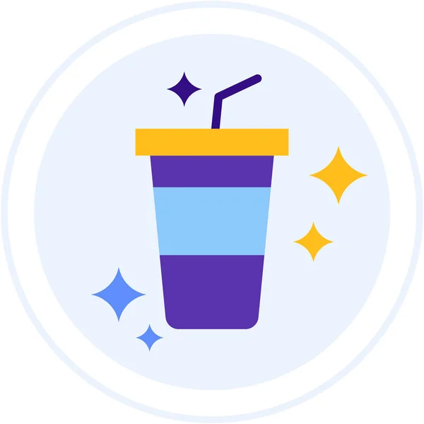 Tasse Trinken Glas Symbol — Stockvektor