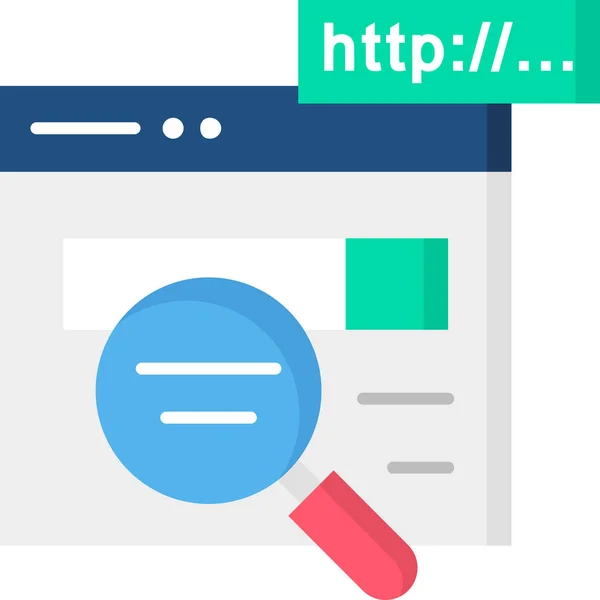 Html Buscar Ícono Del Motor Búsqueda Categoría Marketing Seo — Archivo Imágenes Vectoriales