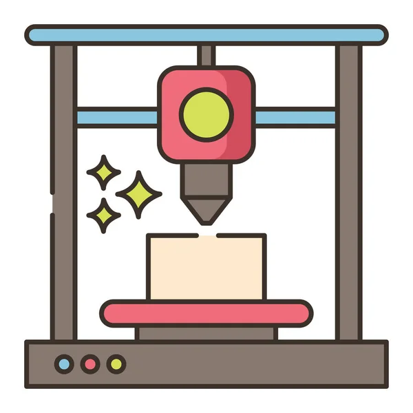 Drucker Drucken Drucken Symbol — Stockvektor