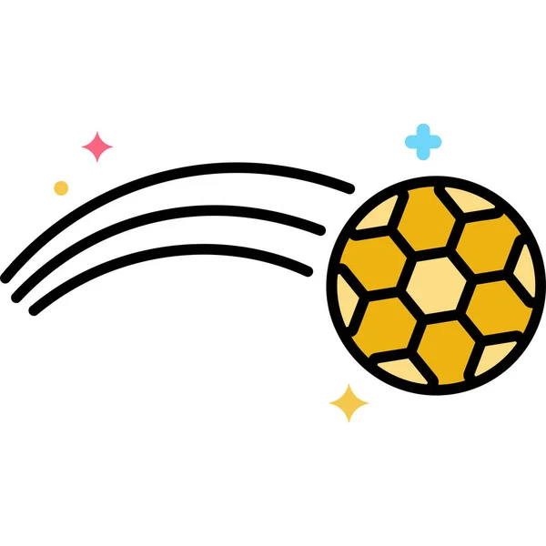 Иконка Игры Мяч — стоковый вектор