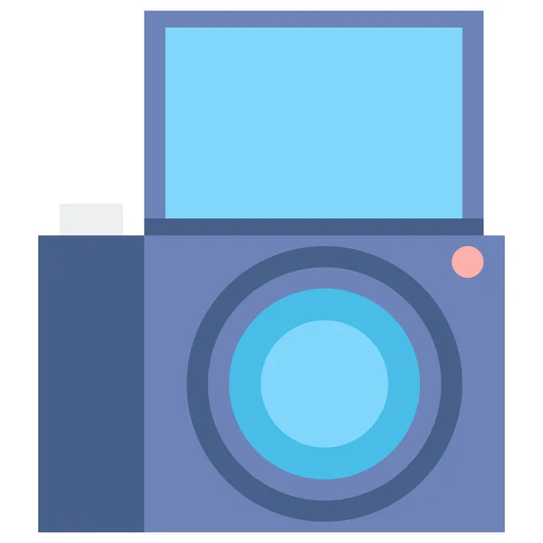 Blog Blogger Camera Pictogram — Stockvector