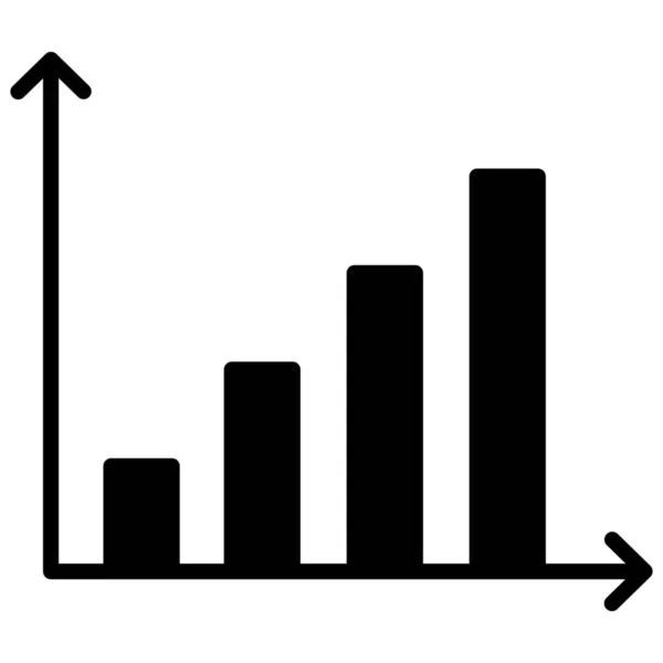 Analytics Dashboard Diagramm Symbol — Stockvektor