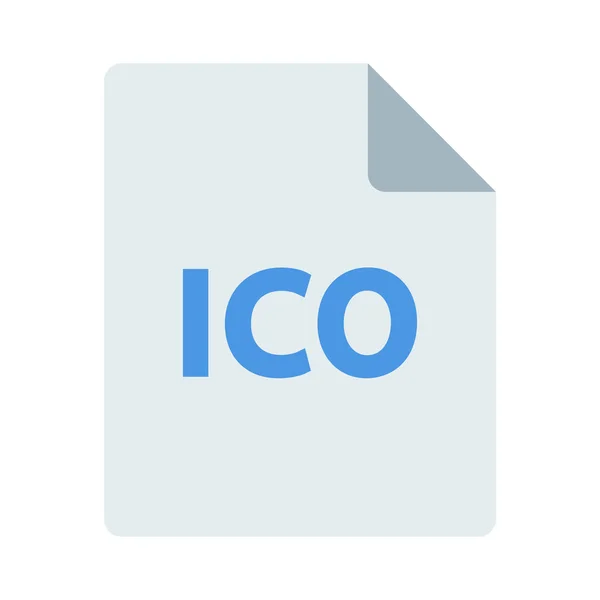 Icône Ico Icône Numérique — Image vectorielle