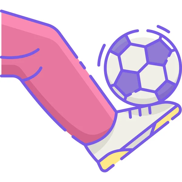 足球足球图标 — 图库矢量图片