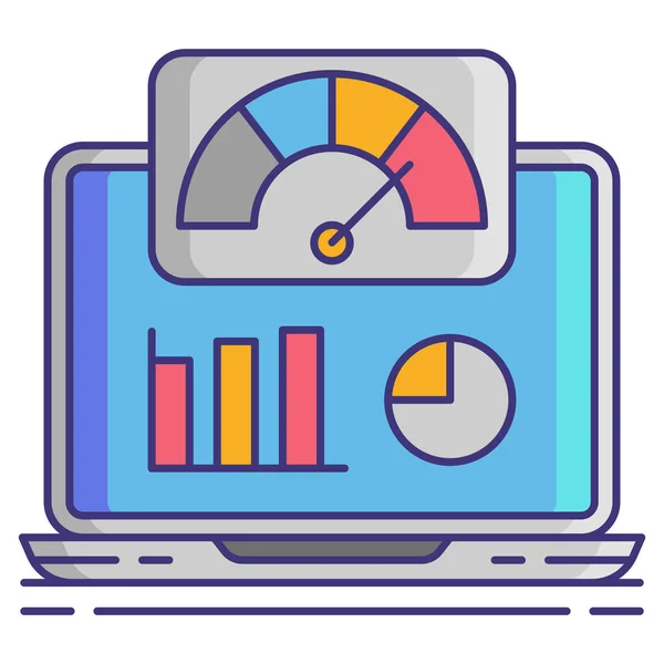 표시기 Kpi 아이콘 — 스톡 벡터