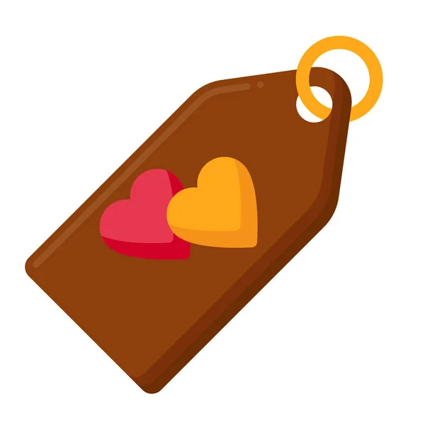 Labels Love Valentine Icon — Stock Vector