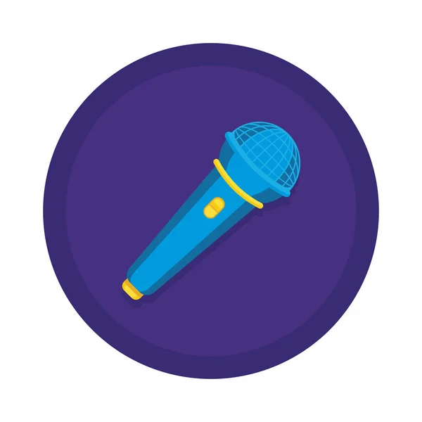 Media Mic Microphone Icon Infrastructure Category — Wektor stockowy