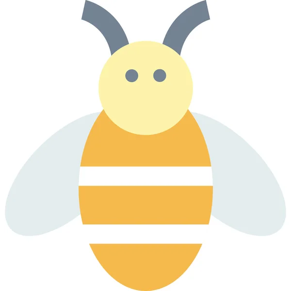 Agricultura Abeja Granja Icono Estilo Plano — Vector de stock