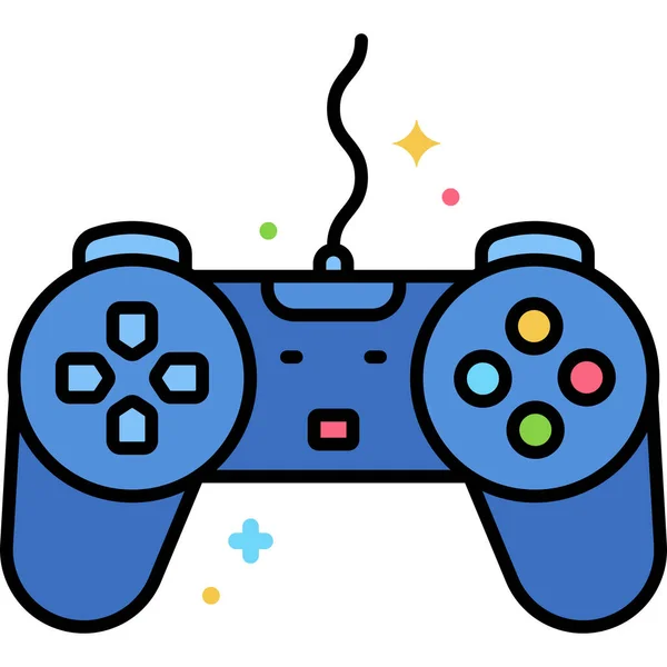 Juego Gamepad Icono Juego — Vector de stock