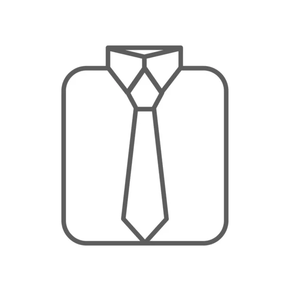 Skjorta Företag Arbete Ikon Kontur Stil — Stock vektor