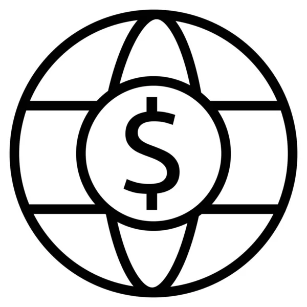 Ikona Poplatků Kupujícího Stylu Osnovy — Stockový vektor