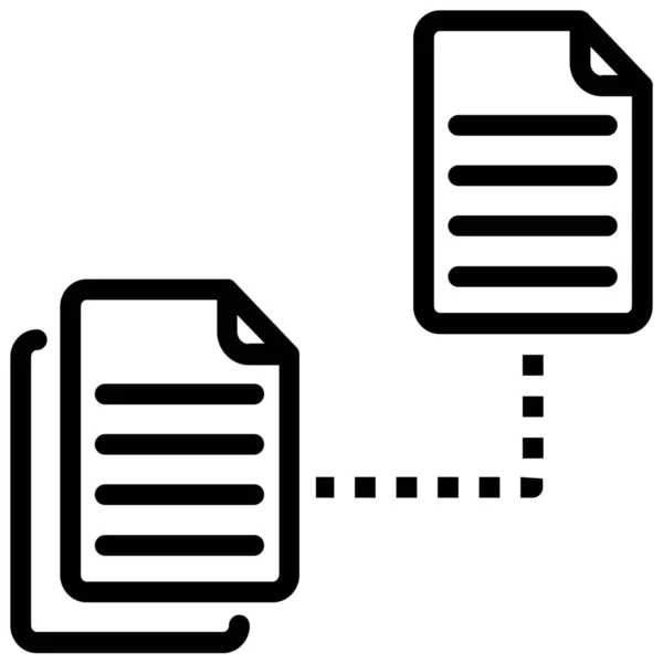 Formati File Estrazione Icona Elaborazione File — Vettoriale Stock