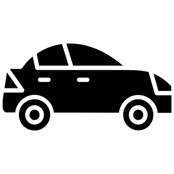 Auto Taxi Coche Icono — Vector de stock