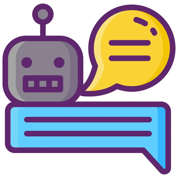 Ikona Telefonu Android Bot — Wektor stockowy