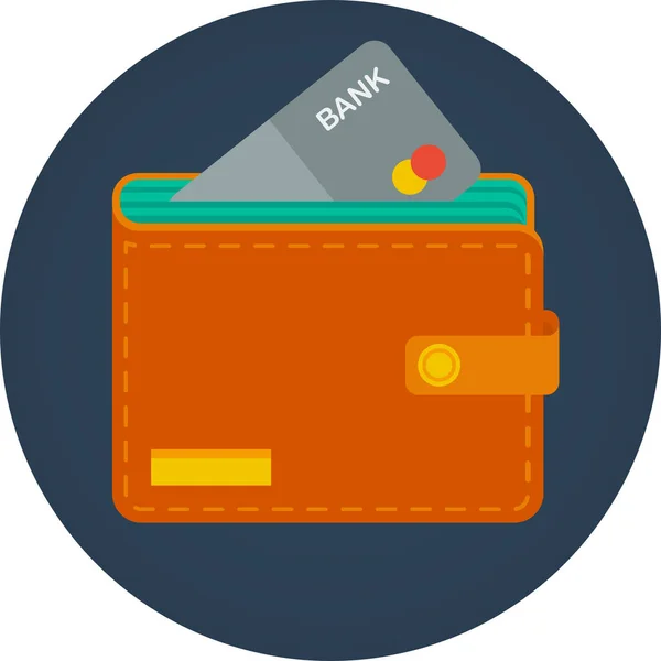 Αγοράζουν Μετρητά Εικονίδιο Της Πιστωτικής Κάρτας Επίπεδη Στυλ — Διανυσματικό Αρχείο