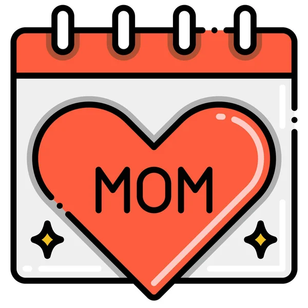 Muttertagsfest Ikone — Stockvektor