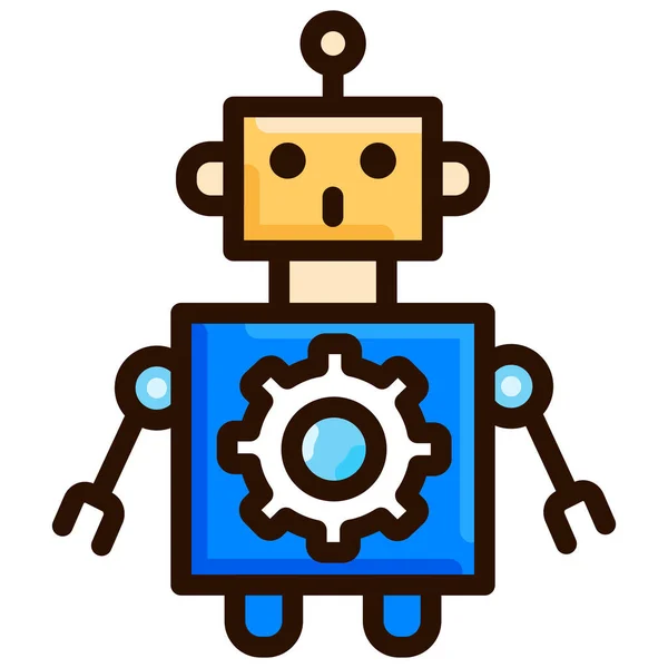Icono Optimización Automatización Inteligencia Artificial — Archivo Imágenes Vectoriales