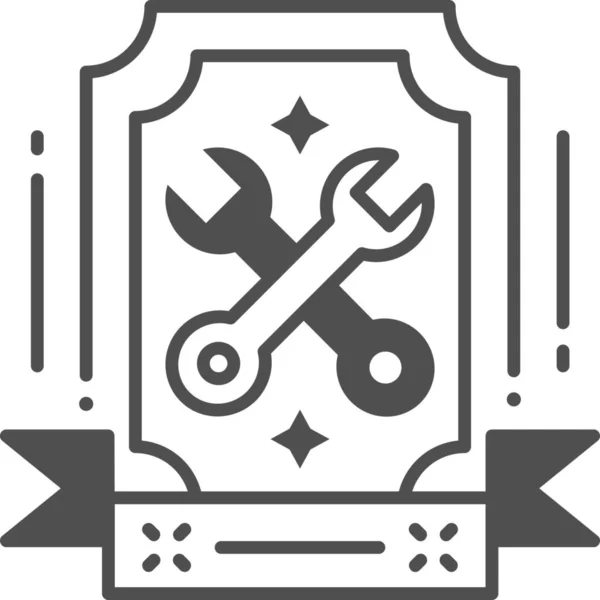 Иконка День Труда Категории Инструмент Строительство — стоковый вектор