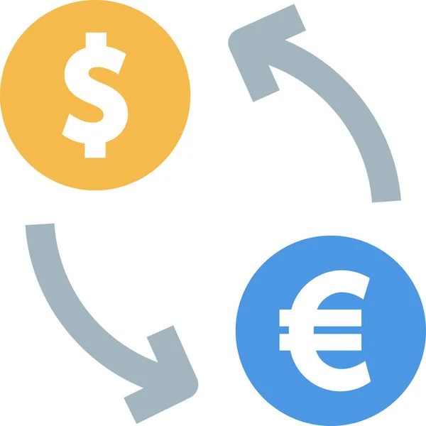 Icono Balanza Cambios Categoría Gestión Empresarial — Archivo Imágenes Vectoriales