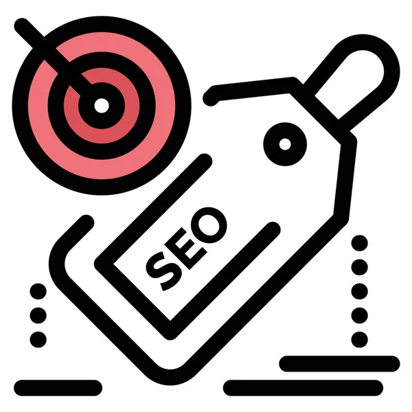 Sconto Promozione Seo Icona Nella Categoria Marketing Seo — Vettoriale Stock