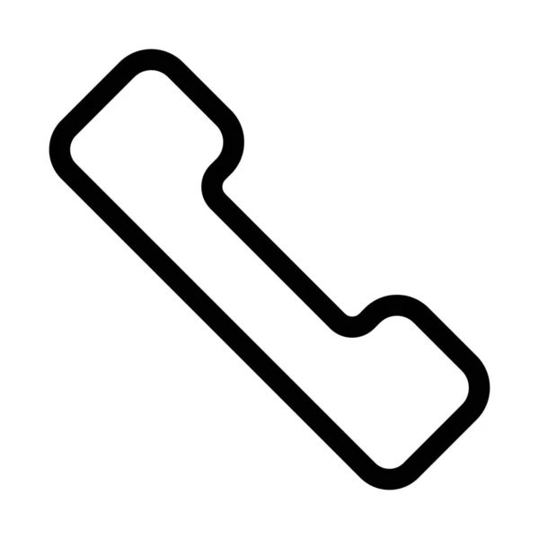 Ikona Mobilního Telefonu Stylu Osnovy — Stockový vektor