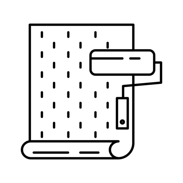 Construction Design Engineer Icon Outline Style — Stock vektor